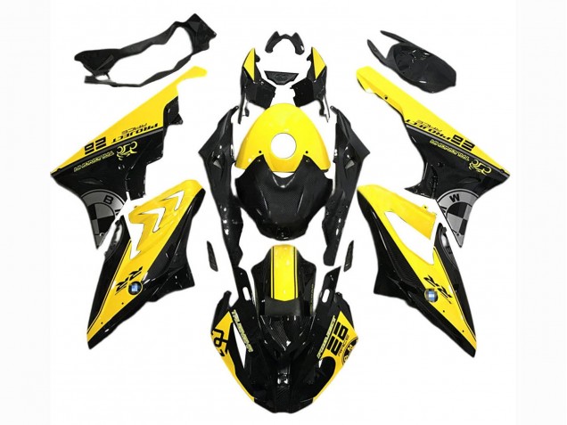 2017-2018 BMW S1000RR Motorcycle Fairings - Yellow Black Canada