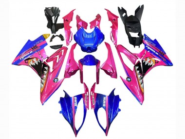 2015-2016 BMW S1000RR Motorcycle Fairings - Pink Blue Shark Canada