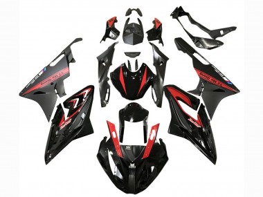 2015-2016 BMW S1000RR Motorcycle Fairings - Red Glossy Black Matte Black Canada
