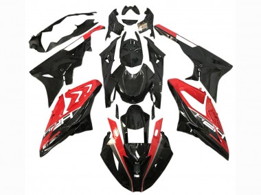 2015-2016 BMW S1000RR Motorcycle Fairings - Red Glossy Black Canada
