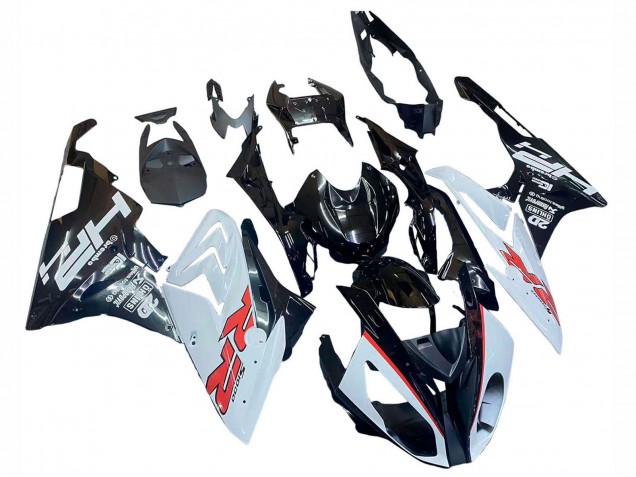 2015-2016 BMW S1000RR Motorcycle Fairings - White Glossy Black Canada