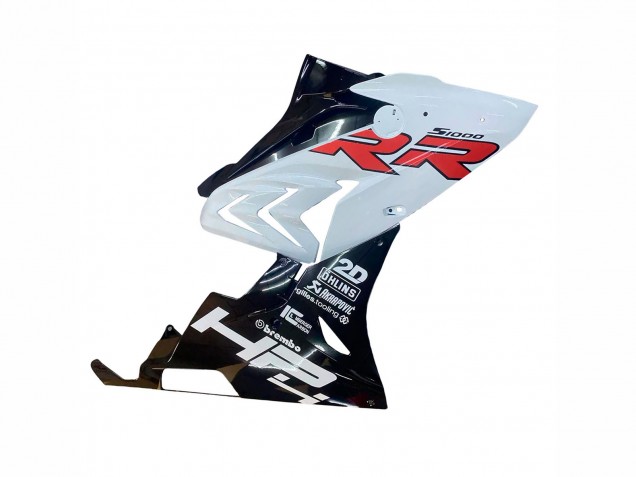 2015-2016 BMW S1000RR Motorcycle Fairings - White Glossy Black Canada