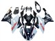 2015-2016 BMW S1000RR Motorcycle Fairings - White Glossy Black Canada