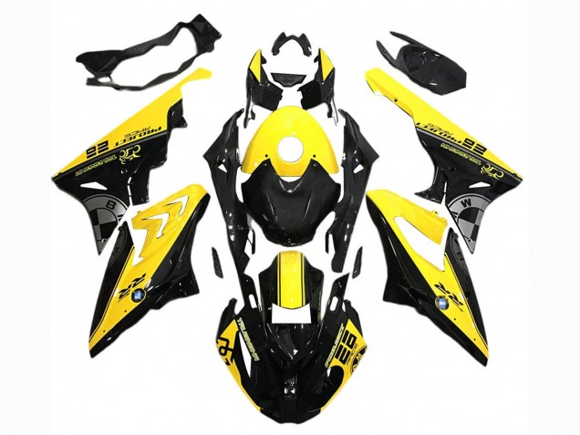 2015-2016 BMW S1000RR Motorcycle Fairings - Yellow Black Canada