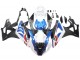 2009-2014 BMW S1000RR Motorcycle Fairings - White Blue Matte Black Canada