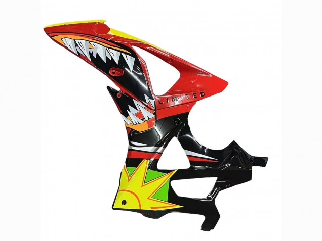 2009-2014 BMW S1000RR Motorcycle Fairings - Red Blue Yellow Shark Canada