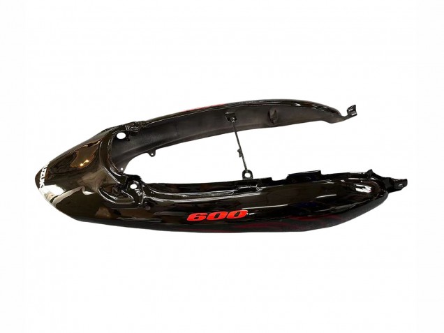 2004-2006 Suzuki GSX600F/GSX750F Motorcycle Fairings - Glossy Black Red Flame Canada