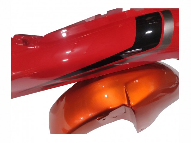 2004-2006 Suzuki GSX600F/GSX750F Motorcycle Fairings - Burnt Orange White Logo Canada