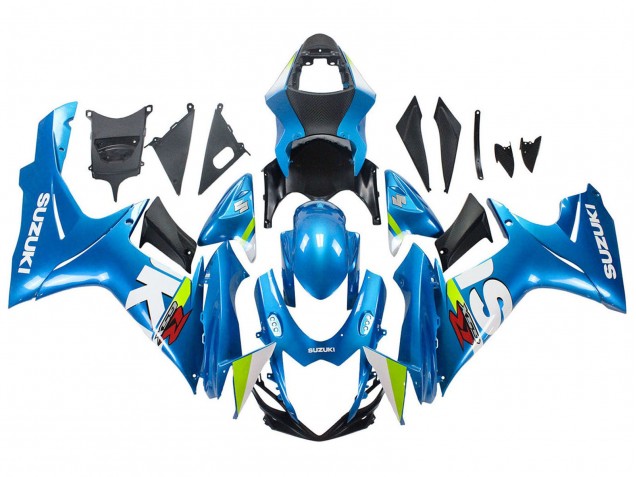 2011-2024 Suzuki GSXR 600 / GSXR 750 Motorcycle Fairings - Light Blue Green White Red Canada
