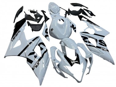 2005-2006 Suzuki GSXR 1000 Motorcycle Fairings - White Black Canada