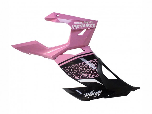 2018-2024 Kawasaki Ninja 400 Motorcycle Fairings - Pink Matte Black Honeycomb Canada