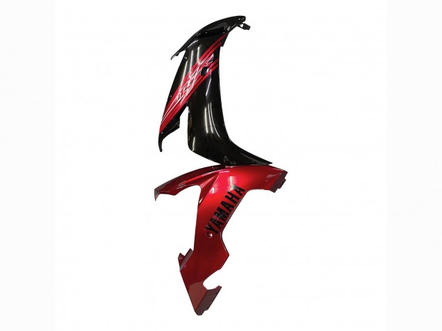 2004-2006 Yamaha YZF 1000 R1 Motorcycle Fairings - Red Glossy Black Canada