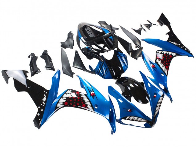 2004-2006 Yamaha YZF 1000 R1 Motorcycle Fairings - Blue Black Red White Shark Canada