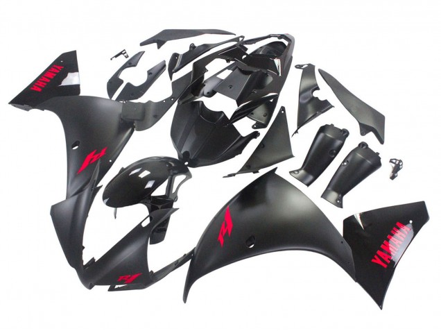 2012-2014 Yamaha YZF 1000 R1 Motorcycle Fairings - Glossy Black Matte Black Red Canada