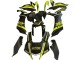 2020-2025 Yamaha YZF 1000 R1 Motorcycle Fairings - Glossy Black Fluorescent Yellow Canada