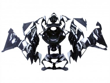 2019-2022 Kawasaki ZX6R Motorcycle Fairings - Glossy Black White Canada