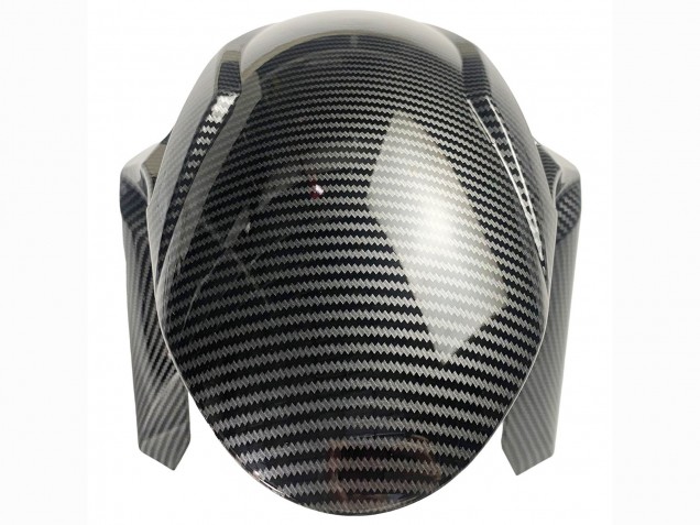 2019-2022 Kawasaki ZX6R Motorcycle Fairings - White Black Carbon Fiber Canada