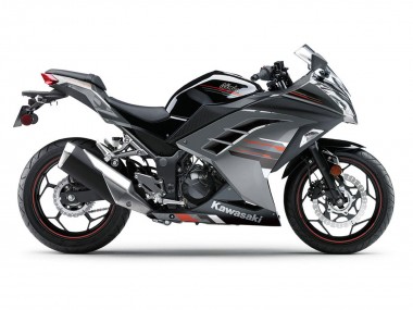 2013-2024 Kawasaki EX300 Motorcycle Fairings - Black Silver Red Canada