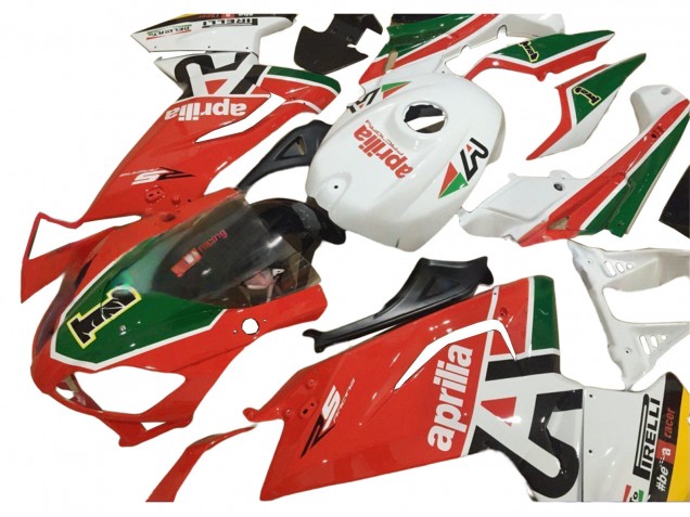 2006-2011 Aprilia RS125 Motorcycle Fairings - White Red Green Canada