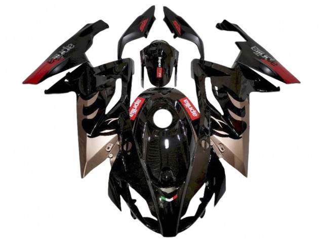 2006-2011 Aprilia RS125 Motorcycle Fairings - Glossy Black Red Canada
