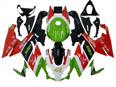 2006-2011 Aprilia RS125 Motorcycle Fairings - Green White Red Black Canada