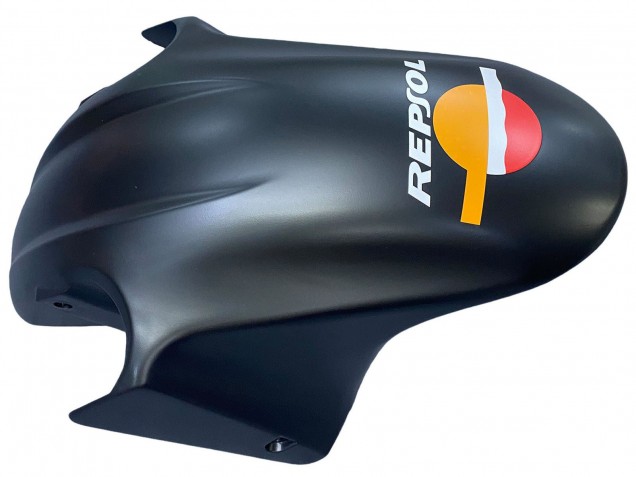 2004-2007 Honda CBR600 F4i Motorcycle Fairings - Matte Black Orange Rossi Canada