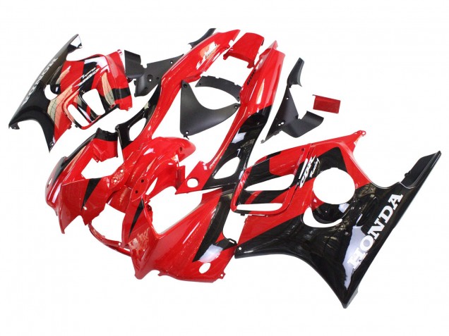 1997-1998 Honda CBR600 F3 Motorcycle Fairings - Red Glossy Black Canada