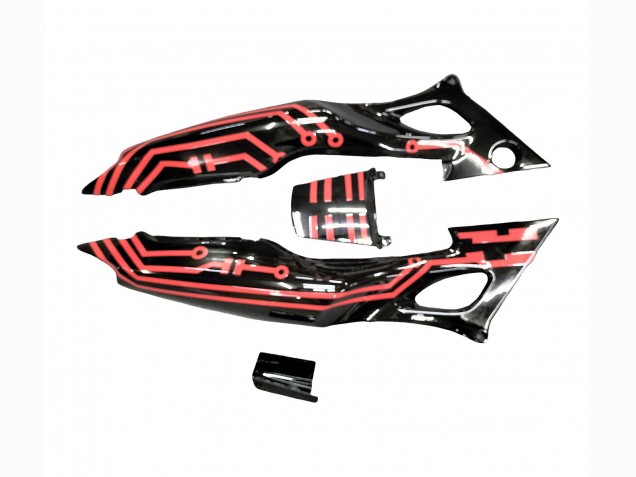 1997-1998 Honda CBR600 F3 Motorcycle Fairing Kits - Red Glossy Black Canada
