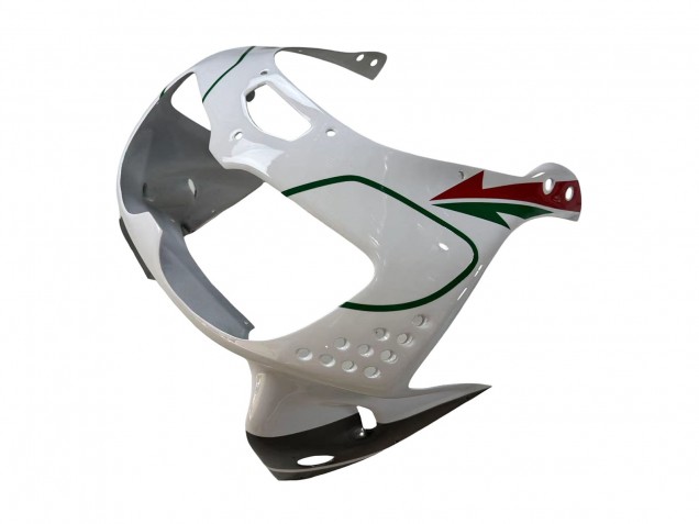 1996-1997 Honda CBR900RR 893 Motorcycle Fairings - White Green Grey Glossy Black Castrol Canada