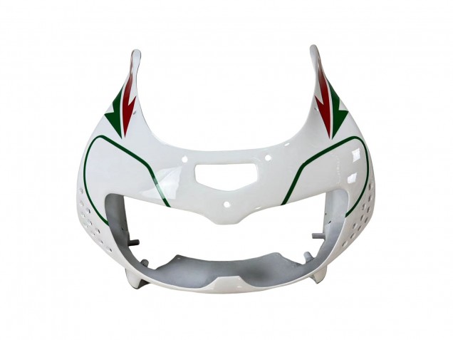 1996-1997 Honda CBR900RR 893 Motorcycle Fairings - White Green Grey Glossy Black Castrol Canada