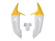 1998-1999 Honda CBR900RR 919 Motorcycle Fairings - White Yellow Glossy Black Canada