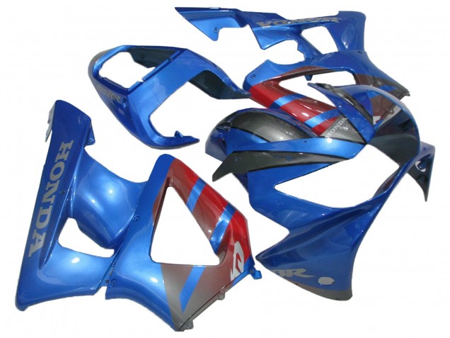 2000-2001 Honda CBR900RR 929 Motorcycle Fairings - Blue Red Glossy Black Canada