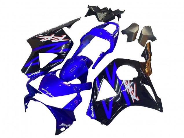 2002-2003 Honda CBR900RR 954 Motorcycle Fairing Kits - Blue Glossy Black Canada