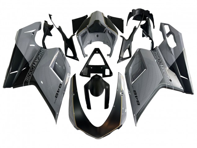 2007-2014 Ducati 848 Motorcycle Fairings - Silver Gold Matte Black Canada
