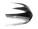 2007-2014 Ducati 848/1098/1198 Motorcycle Fairings - White Glossy Black Corse Canada