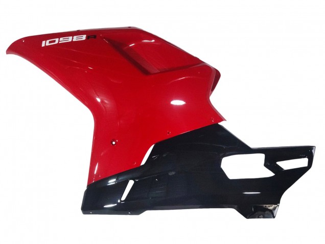 2007-2014 Ducati 1098 Motorcycle Fairings - White Red Glossy Black Canada