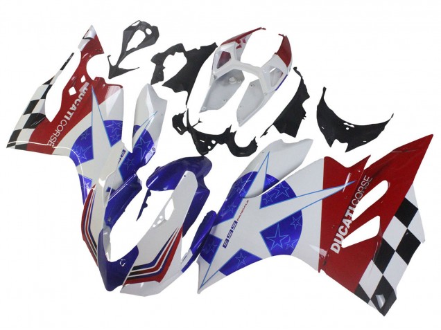 2011-2014 Ducati Panigale 899 Motorcycle Fairings - White Blue Red Black Canada