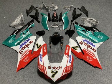 2011-2014 Ducati Panigale 899/1199 Motorcycle Fairings - White Red Green Glossy Black Avis Valsir 7 Canada