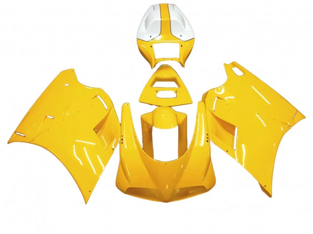 1993-2005 Ducati 748/916/996/998 Motorcycle Fairings - White Yellow Canada
