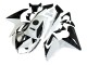 2002-2006 Honda CBR125R Motorcycle Fairings - White Glossy Black Canada