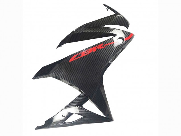 2016-2018 Honda CBR500R Motorcycle Fairings - Black Carbon Fiber Red Canada
