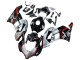 2004-2005 Honda CBR1000RR Motorcycle Fairings - Silver Glossy Black Red Stripe Canada