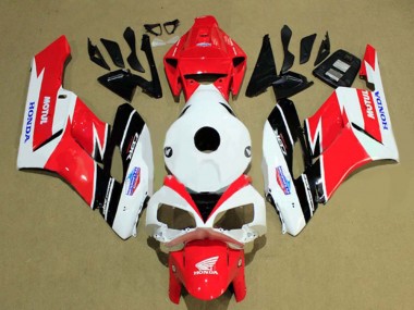 2004-2005 Honda CBR1000RR Motorcycle Fairings - White Red Matte Black Motul Canada