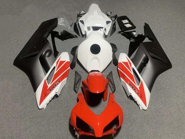 2004-2005 Honda CBR1000RR Motorcycle Fairings - White Red Matte Black Canada
