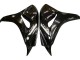 2006-2007 Honda CBR1000RR Motorcycle Fairings - Glossy Black Matte Black Canada