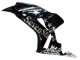 2006-2007 Honda CBR1000RR Motorcycle Fairings - Glossy Black Gold SevenStars Canada