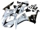 2006-2007 Honda CBR1000RR Motorcycle Fairings - White Glossy Black Pramac Canada