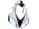 2006-2007 Honda CBR1000RR Motorcycle Fairings - White Glossy Black Pramac Canada
