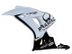 2006-2007 Honda CBR1000RR Motorcycle Fairings - White Glossy Black Pramac Canada