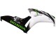 2006-2007 Honda CBR1000RR Motorcycle Fairing - White Green Glossy Black Canada